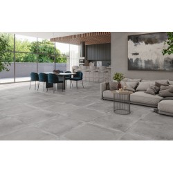 Porcelanico VINCENNES GRIS NAT RECTIFICADO 90x90 cm. DE TAU