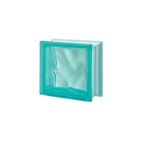 Pavés Cristal SEVES Turquesa Q19 O Ondulado 19x19x8-PEGASUS