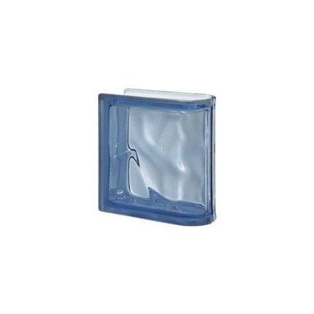 Pavés Cristal SEVES Azul MarinoTerminal Lineal Q19 O Ondulado 19x19x8-PEGASUS