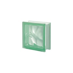 Pavés Cristal SEVES VERDE Q19 O Ondulado 19x19x8-PEGASUS