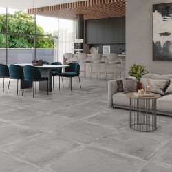 Porcelanico VINCENNES GRIS NAT RECTIFICADO 90x90 cm. DE TAU