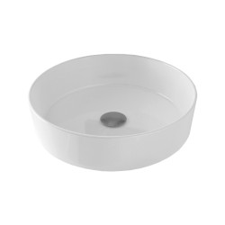 LAVABO PORCELANA OSIRIS BLANCO BRILLO 37CM DIAMETRO SOBREENCIMERA