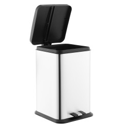 Papeleras PAPELERA ACERO INOX MATE 20 LITROS KOS20PLCTVER SQUARED D...